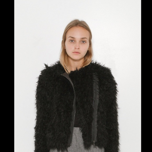 Zadig & Voltaire Jackets & Blazers - Zadig $ Voltaire black Faux Fur jacket